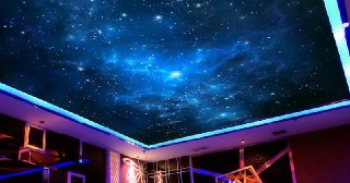 Натяжной потолок звездное небо Добрянка, цена от 5325 руб.