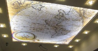 Натяжной потолок с фотопечатью Добрянка, цена от 6321 руб.
