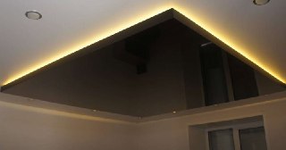Натяжной потолок с подсветкой Добрянка, цена от 2139 руб.